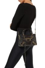 Balenciaga Metallic Edge Mini City Bag – Grey