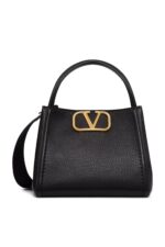 Valentino Garavani Alltime Small Handbag in Black
