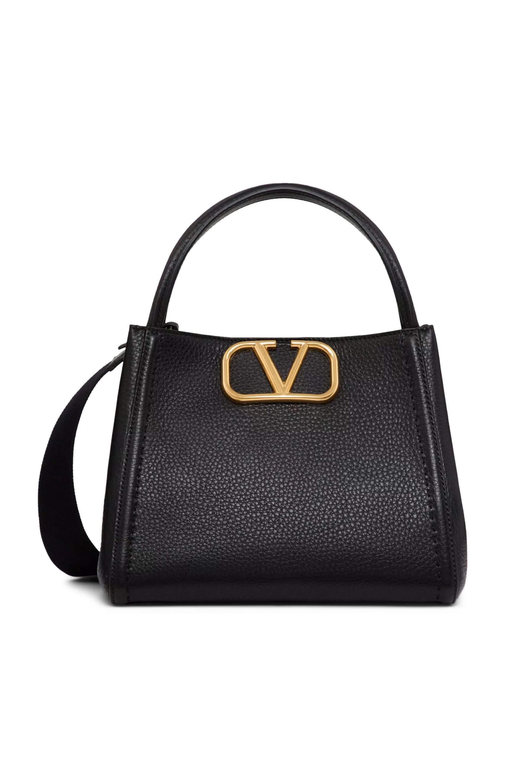 Valentino-Garavani-Black-Alltime-Small-Handbag Valentino Garavani Alltime Small Handbag in Black