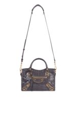 Balenciaga Metallic Edge Mini City Bag – Grey