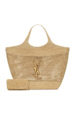 Saint Laurent Icare Maxi Shopping Bag – Beige