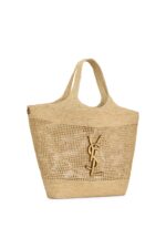Saint Laurent Icare Maxi Shopping Bag – Beige