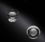 CIGA Design Moon Walker watch featuring a micro-engraved lunar surface dial and a miniature astronaut hand.