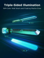 Govee Gaming Light Bars Pro H8048 triple-sided RGBIC lighting