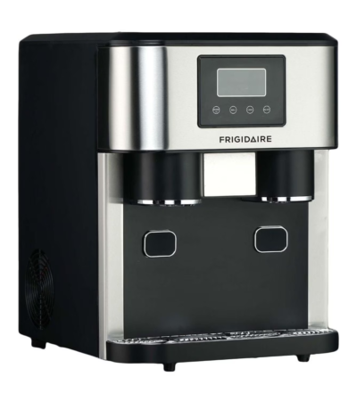 Frigidaire countertop ice maker and crusher with LED display and water dispenser