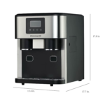 Frigidaire countertop ice maker and crusher with LED display and water dispenser
