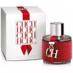 Carolina Herrera CH for Women 100ml bottle wrapped in red leather