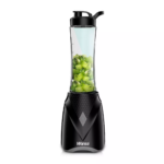 Wansa 300W personal blender with black base and clear 600ml jar