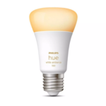 Philips Hue White Ambiance A60 E27 11W Smart Bulb with 1100 Lumen output.