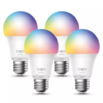 TP-Link Tapo L530E Multicolor Smart Wi-Fi Light Bulb 4-Pack Box