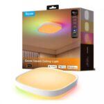 Govee Smart Square Ceiling Light H80A4 with RGBIC backlighting effects