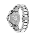 Gucci Dive watch with blue dial and Interlocking G logo on stainless steel bracelet