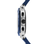 Bvlgari Aluminium Capri Special Edition watch with blue dial and rubber strap