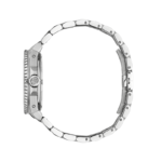 Gucci Dive watch with blue dial and Interlocking G logo on stainless steel bracelet