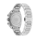 Gucci Interlocking chronograph watch with black dial and ceramic tachymeter bezel