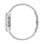 Gucci Interlocking chronograph watch with black dial and ceramic tachymeter bezel