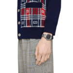 Gucci G-Timeless watch with black onyx dial and silver bee indexes