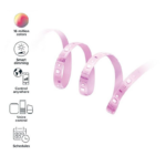WiZ 2-meter smart Wi-Fi LED light strip starter kit with color changing features