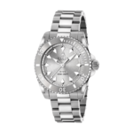 Gucci Dive automatic watch with 40mm silver dial and steel bracelet
