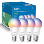 TP-Link Tapo L530E Multicolor Smart Wi-Fi Light Bulb 4-Pack Box