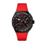 TAG Heuer Formula 1 Chronograph CBZ2085.FT8093 titanium watch with red rubber strap