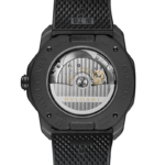 Bvlgari Octo Roma Automatic 41mm black DLC steel watch with Clous de Paris dial.