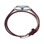 Chopard Happy Sport women's watch with pink dial and floating diamonds