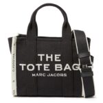 Marc Jacobs Mini Traveler Jacquard Tote Bag – Black