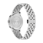 Versace Albireo VE0T00325 men's watch with blue sunray dial and stainless steel bracelet