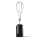 Philips 1200W black hand blender with chopper and spiralizer attachments