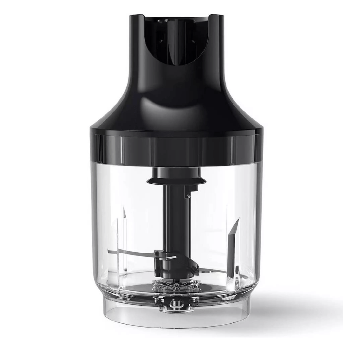 Philips 1200W black hand blender with chopper and spiralizer attachments