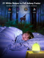 Govee RGBIC smart light lamp with multicolor glow and portable battery base