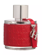 Carolina Herrera CH for Women 100ml bottle wrapped in red leather