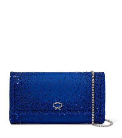 Gianvito Rossi Rania Clutch Bag – Bright Blue