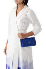 Gianvito Rossi Rania Clutch Bag – Bright Blue