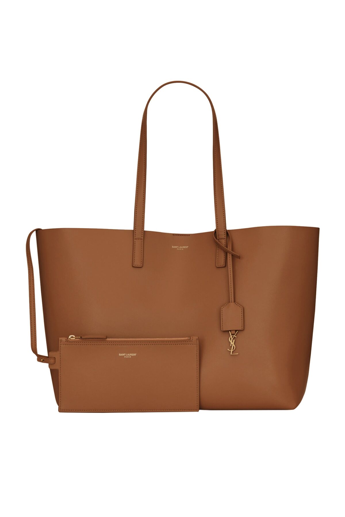 Saint Laurent East/West Shopping Bag – Leather Tote