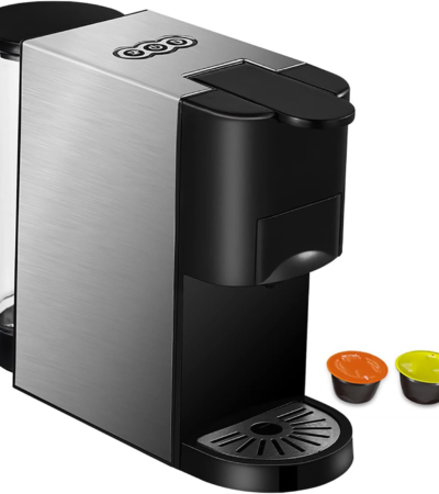 Wansa multi capsule coffee machine compatible with Nespresso and Dolce Gusto