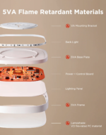 Govee Smart Square Ceiling Light H80A4 with RGBIC backlighting effects