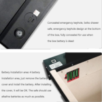 ⁦Smart Safe Drawer | Keyless Fingerprint & Password Security | High-Density Steel⁩ - الصورة ⁦4⁩