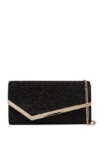 Jimmy Choo Emmie Clutch – Black