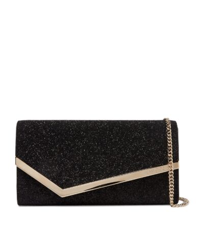 Jimmy Choo Emmie Clutch – Black