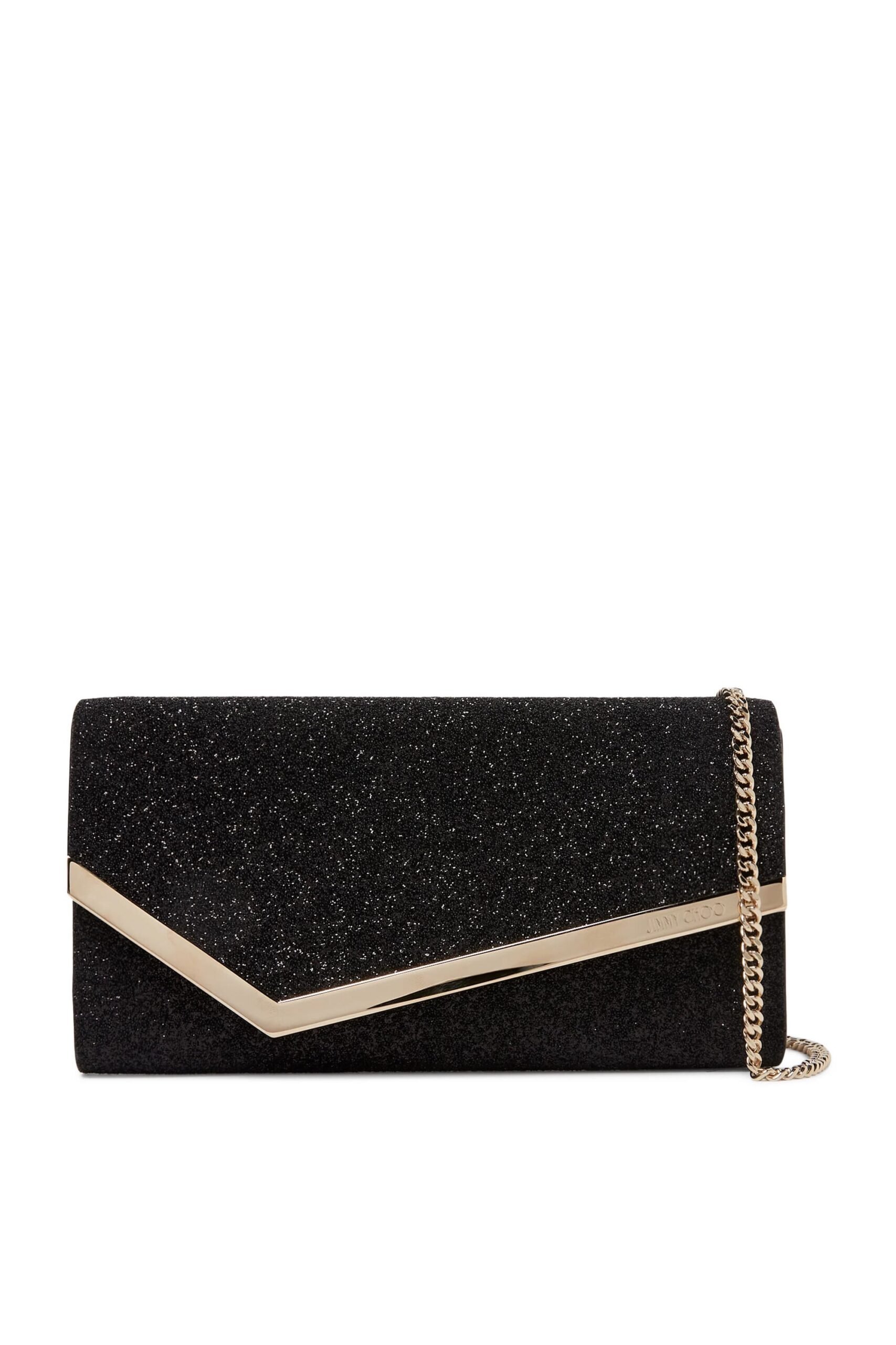 Jimmy-Choo-Emmie-Black-Clutch-Bag Jimmy Choo Emmie Clutch – Black