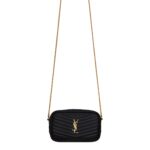 Saint Laurent Lou Mini Chain Bag – Black