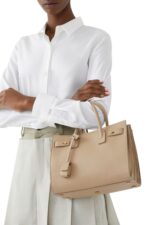 Saint Laurent Sac de Jour Baby Bag – Beige, Black, Red