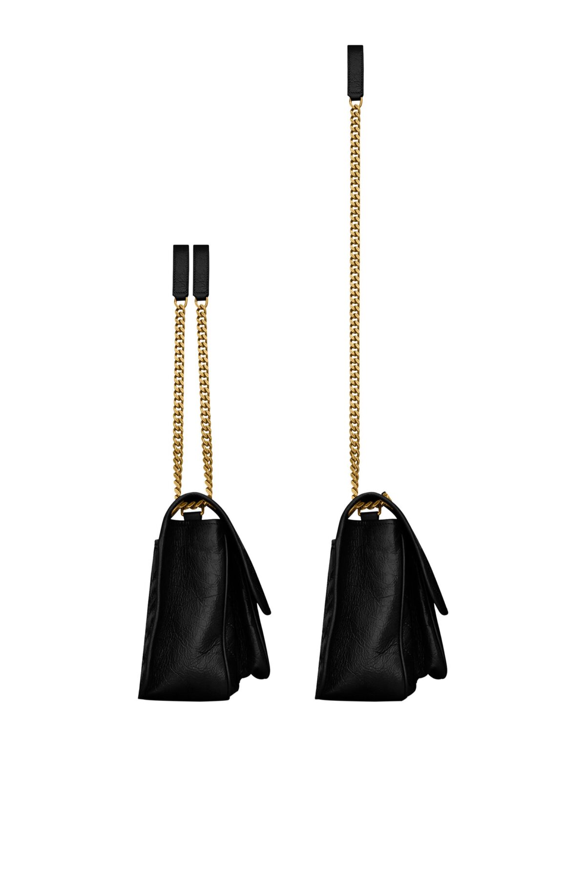 Saint Laurent Medium Niki Chain Bag – Black Leather Shoulder Bag