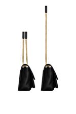 Saint Laurent Medium Niki Chain Bag – Black Leather Shoulder Bag