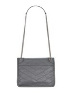 Saint Laurent Niki Baby Shoulder Bag – Grey