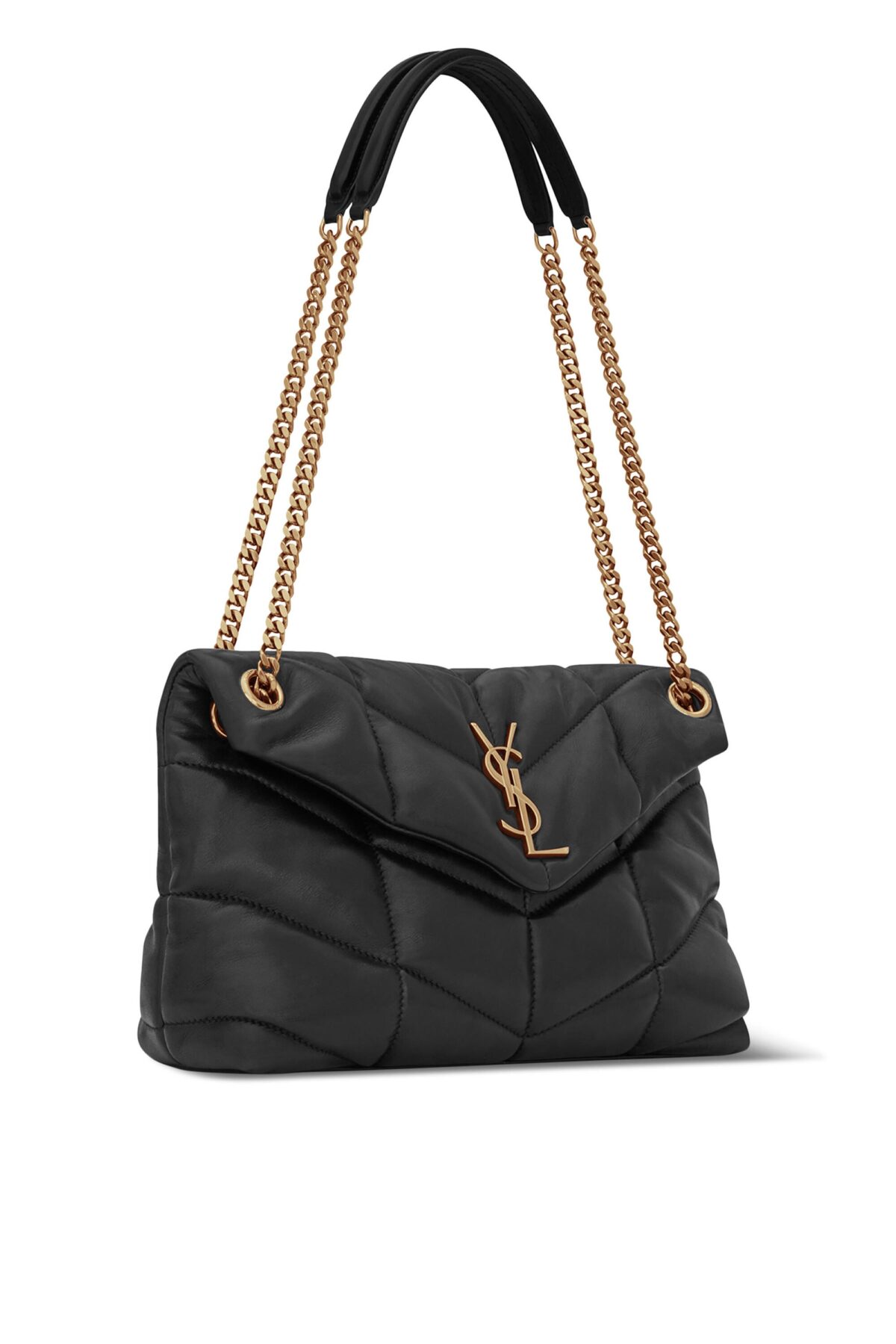 Saint Laurent Small Lou Lou Puffer Bag – Black