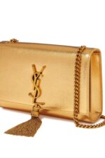 Saint Laurent Small Kate Chain Bag With Tassel – Gold