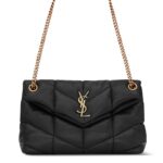 Saint Laurent Small Lou Lou Puffer Bag – Black